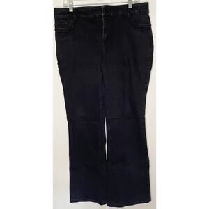 Chico's Platinum Ultimate Fit Boot Leg Jeans Black